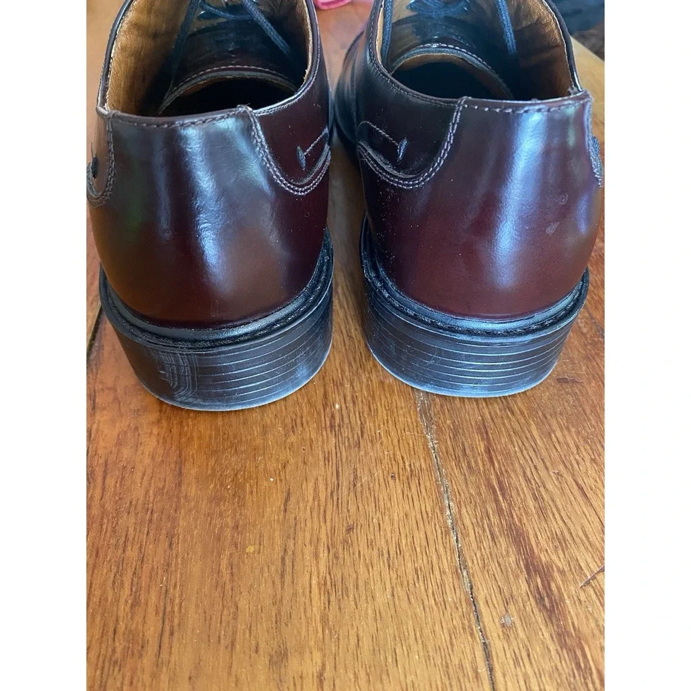 Florsheim Lexington Mens 10.5 Burgundy Oxford Cap Toe Classic Elegance Dress